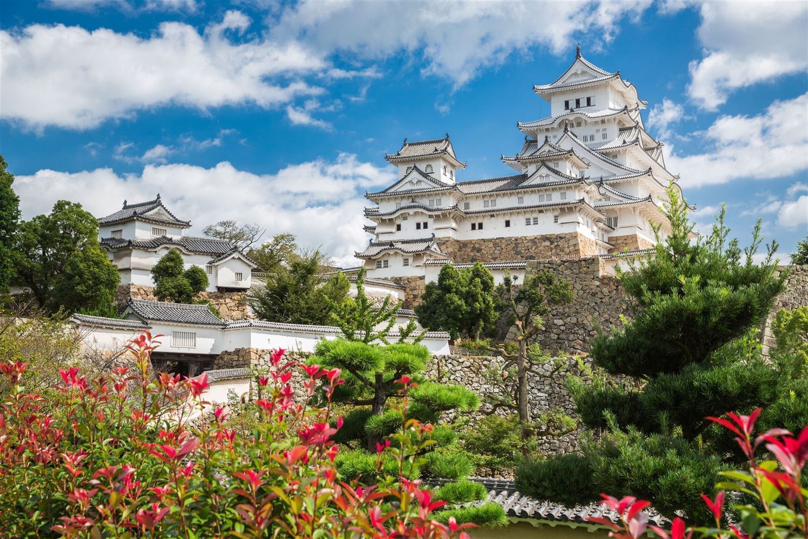 Himeji Castle im Sommer
